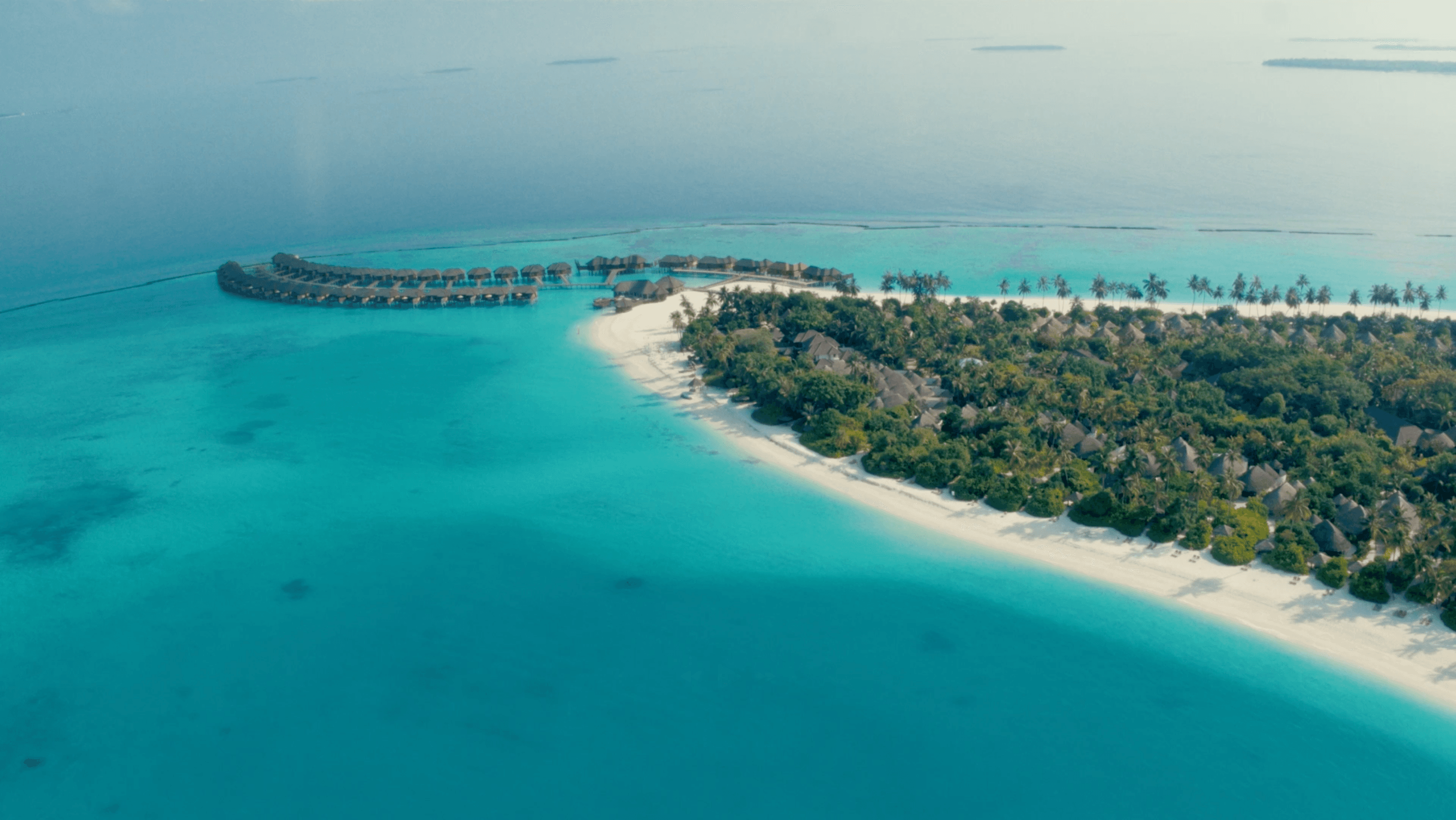 Maldives overwater villas paradise